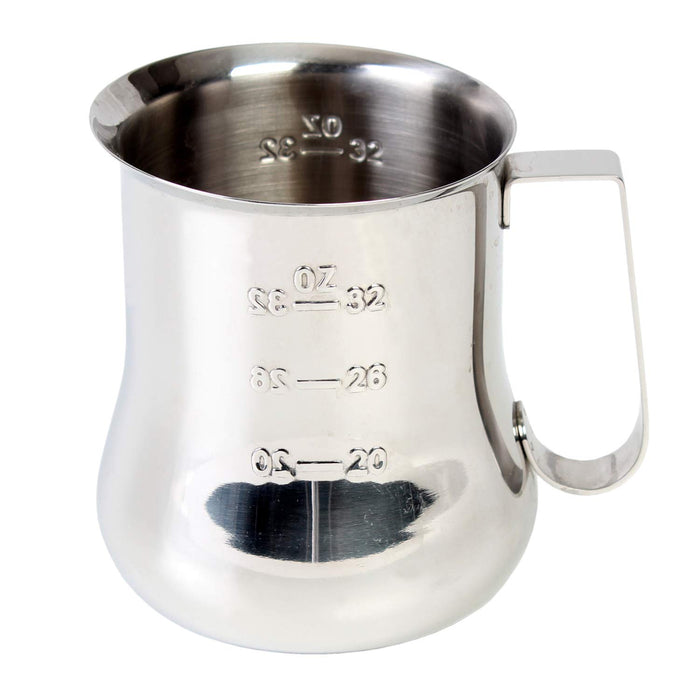 Thunder Group SLMP0040 Expresso Milk Pitcher 40 Oz. Capacity Engraved Measuring Scale