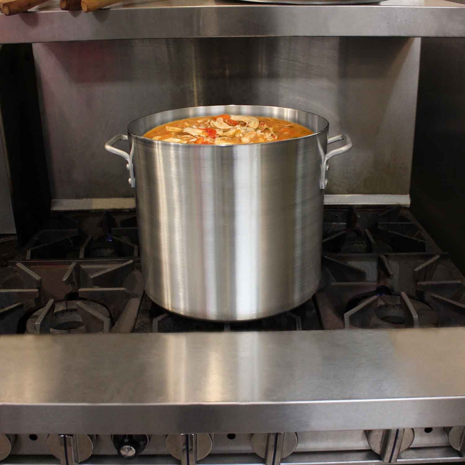 Thunder Group ALSKSP005 Stock Pot 24 Qt 13" Dia. X 11-3/8"H view 5