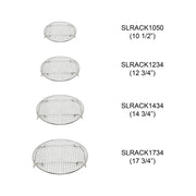 Excellante Nickel Plated Round Cooling/ Steamer Rack, 17-3/4-Inch view 4