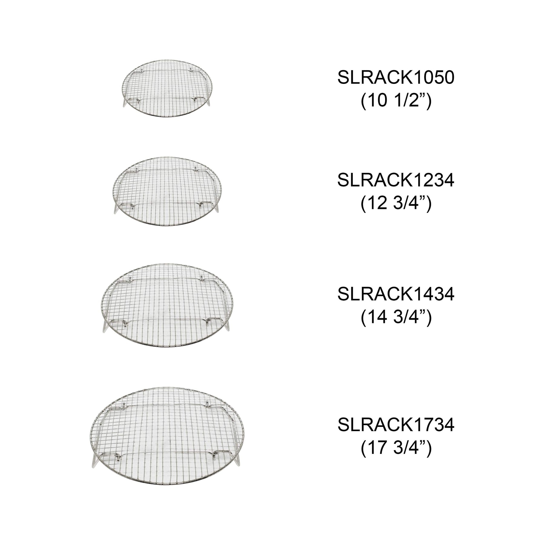 Excellante Nickel Plated Round Cooling/ Steamer Rack, 17-3/4-Inch view 4