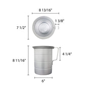 Thunder Group Liquid Measure, 4 Quart, Silver view 2