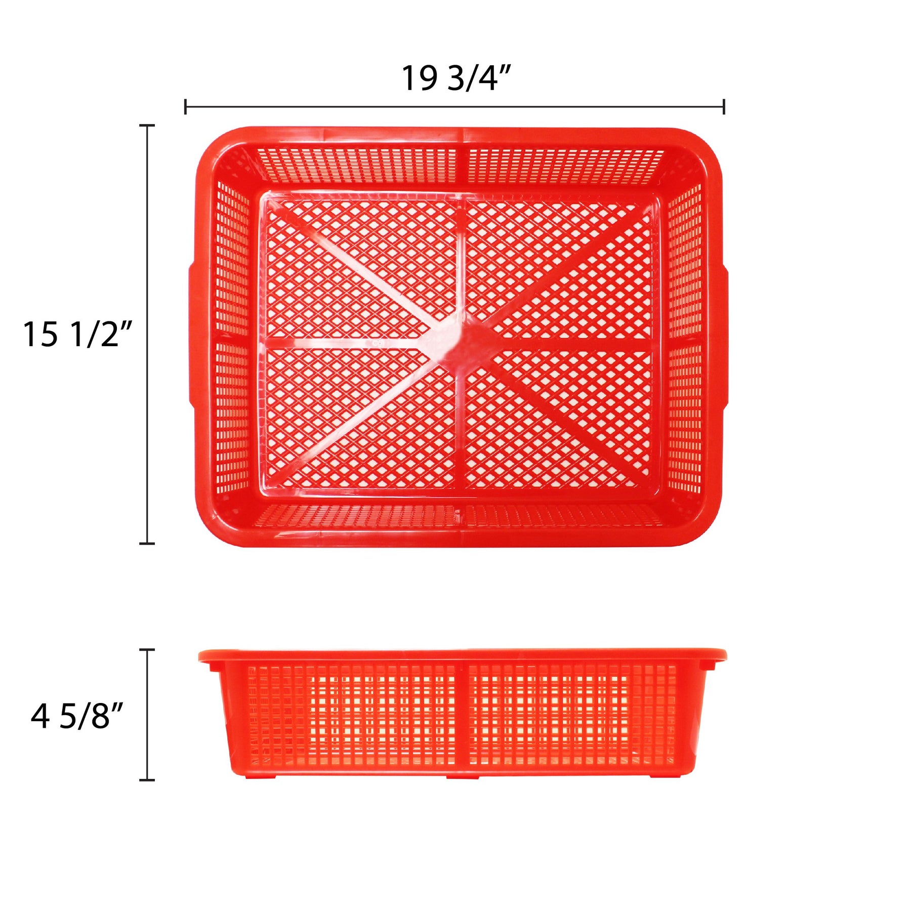 Thunder Group Durable Plastic Basket, 550mm view 2