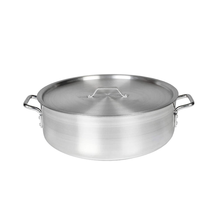 Thunder Group 30 Quart Aluminum Braiser with Lid