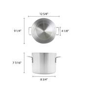 Thunder Group 8 Quart Aluminum Stock Pot view 2