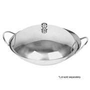 Thunder Group Stainless Steel Wok, 8-Inch view 3