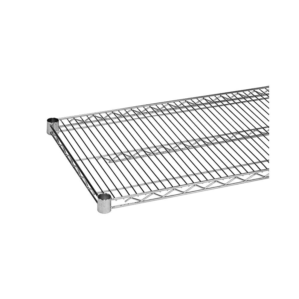 Thunder Group Chrome Plated Wire Shelves 24" X 36" with 4 Set Plastic Clip