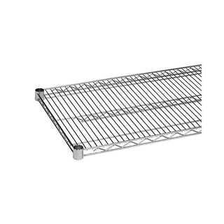 Thunder Group Chrome Plated Wire Shelves 24" X 36" with 4 Set Plastic Clip