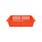 Thunder Group 15.25" x 12.25" plastic square colanders, comes in each