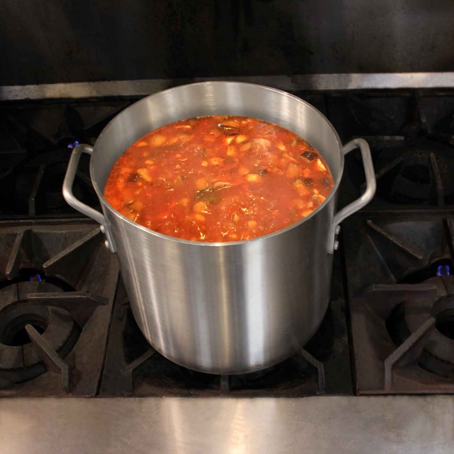 Thunder Group 12 Quart Aluminum Stock Pot view 2