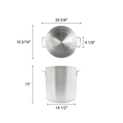 Thunder Group 50 Quart Aluminum Stock Pot view 2