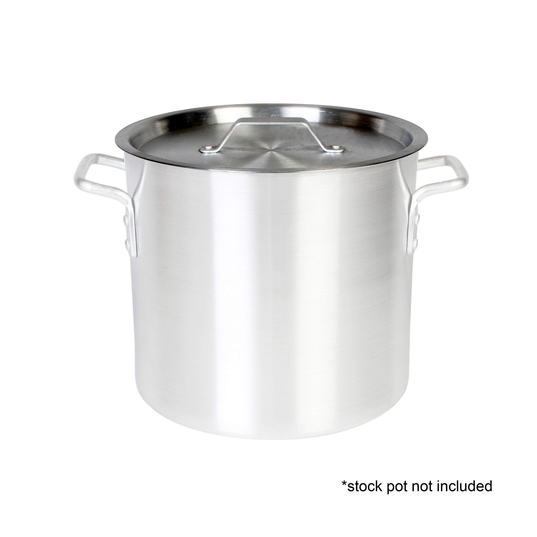 Thunder Group Aluminum Stock Pot Lid, 24 Quart, Stainless view 5
