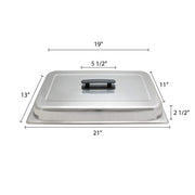 Thunder Group SLRCF112 Chafer Dome Cover Rectangular Lift-off view 2