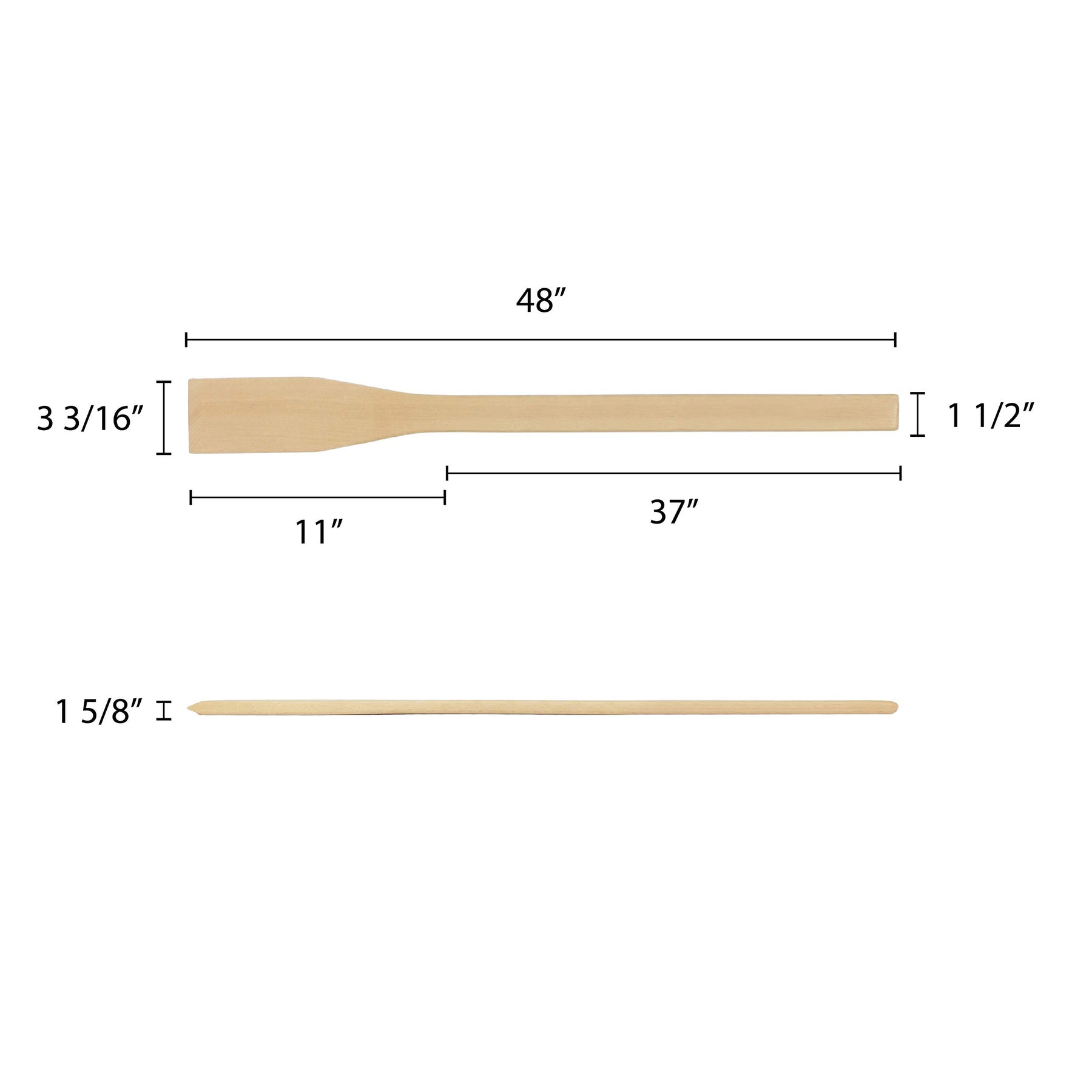 Thunder Group Wooden Mixing Paddle, 48-Inch view 2