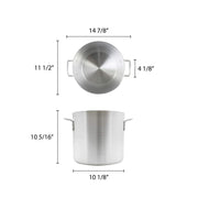 Thunder Group 16 Quart Aluminium Stock Pot view 2