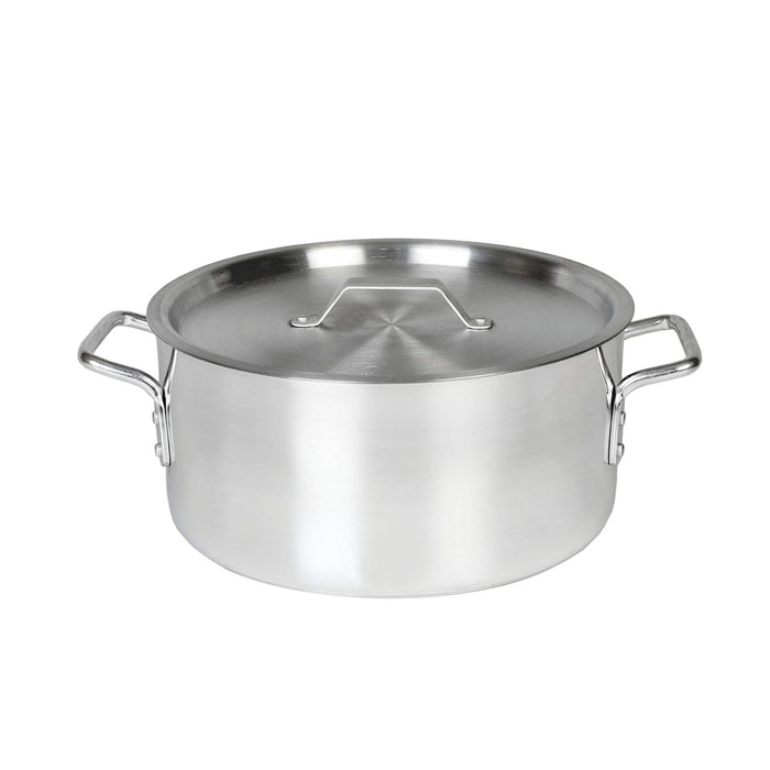 Thunder Group 14 Quart Aluminum Braiser with Lid