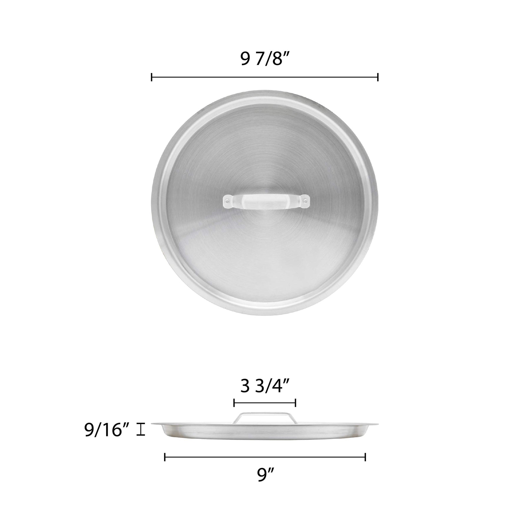 Thunder Group Pot Lid, 8 Quart, Silver view 2