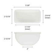 Thunder Group SLINS002 Bar Condiment Dispenser Replacement Inserts, 1-Pint view 2