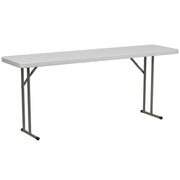 Flash Furniture 6-Foot Granite White Training Table