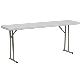 Flash Furniture 6-Foot Granite White Training Table