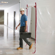 ZipWall Heavy-Duty Zipper for Dust Barriers, 2-Pack, HDAZ2, 2 Pack, Red view 4