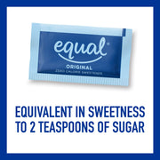 EQUAL 0 Calorie Sweetener, Aspartame and Acesulfame-K Sweetener Packets, Zero Calorie Sugar Alternative, Erythritol Free, 2000 Ct (Pack of 1) view 3
