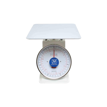Thunder Group SCSL006 Scale, Portion, 70 lb. Capacity, Zero-Adjust dial, top Loading, Counter Model, Stainless Steel Platform, Enamel Finish