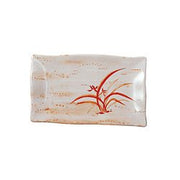 Thunder Group Wave Sashimi Tempura Plate - Gold Orchid Collection 11 x 7 (12 per Case) [2412GD]
