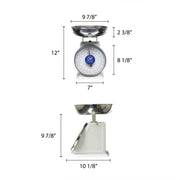 Thunder Group SCSL104 Chinese Cattis Scale, Fixed, Portion, 22 lb. (352 oz.) Capacity, dial Type, top Loading, Removable Bowl Platform, Stainless Steel view 2
