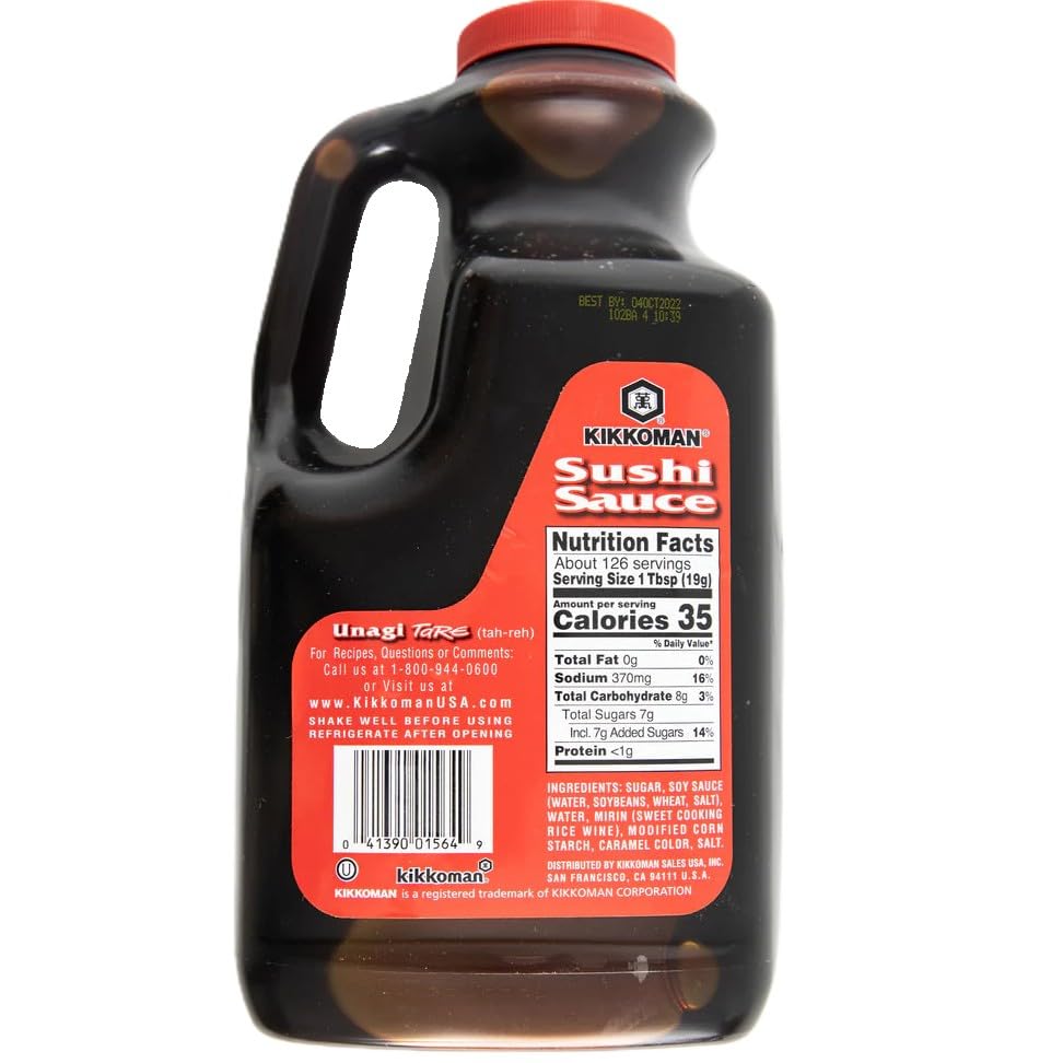 Kikkoman Sushi Sauce, Unagi Tare, 5 Pound 4 Ounce view 2