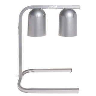 Nemco 6000A-2 Two Bulb Freestanding Heat Lamp - 120V