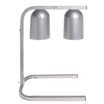Nemco 6000A-2 Two Bulb Freestanding Heat Lamp - 120V