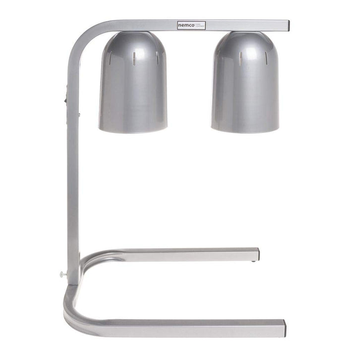 Nemco 6000A-2 Two Bulb Freestanding Heat Lamp - 120V