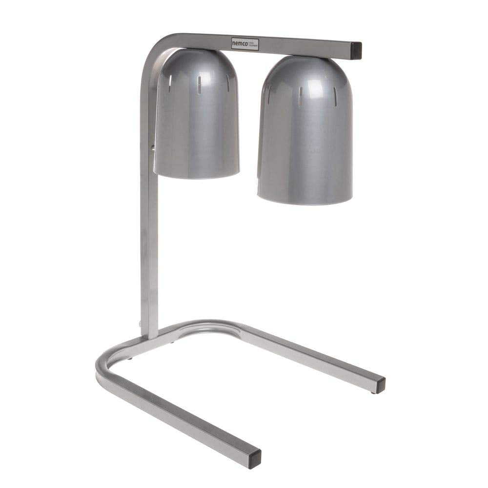 Nemco 6000A-2 Two Bulb Freestanding Heat Lamp - 120V view 2