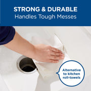 Georgia-Pacific SofPull Junior Centerpull Premium Paper Towels, Commercial Bulk Dispenser Refills, 225 Sheets Per Roll, 8 Rolls Per Case, White, 28125 view 3