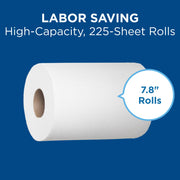 Georgia-Pacific SofPull Junior Centerpull Premium Paper Towels, Commercial Bulk Dispenser Refills, 225 Sheets Per Roll, 8 Rolls Per Case, White, 28125 view 9