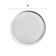 Thunder Group Coupe-Style Aluminum Pizza Tray, 8 Inch view 3