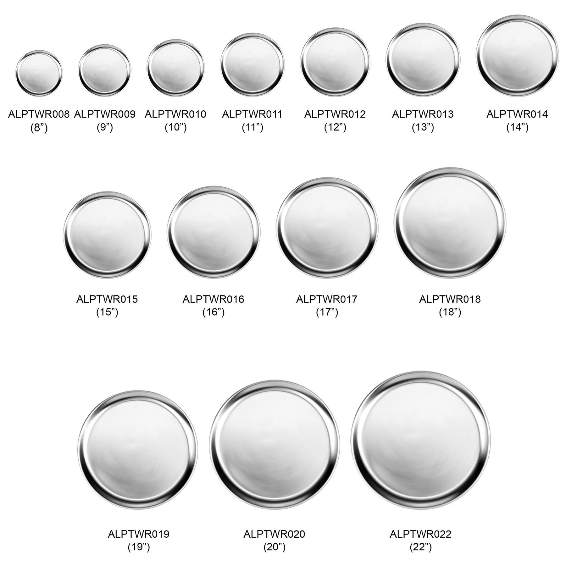 Thunder Group Wide Rim Pizza Tray, 15 Inch view 5