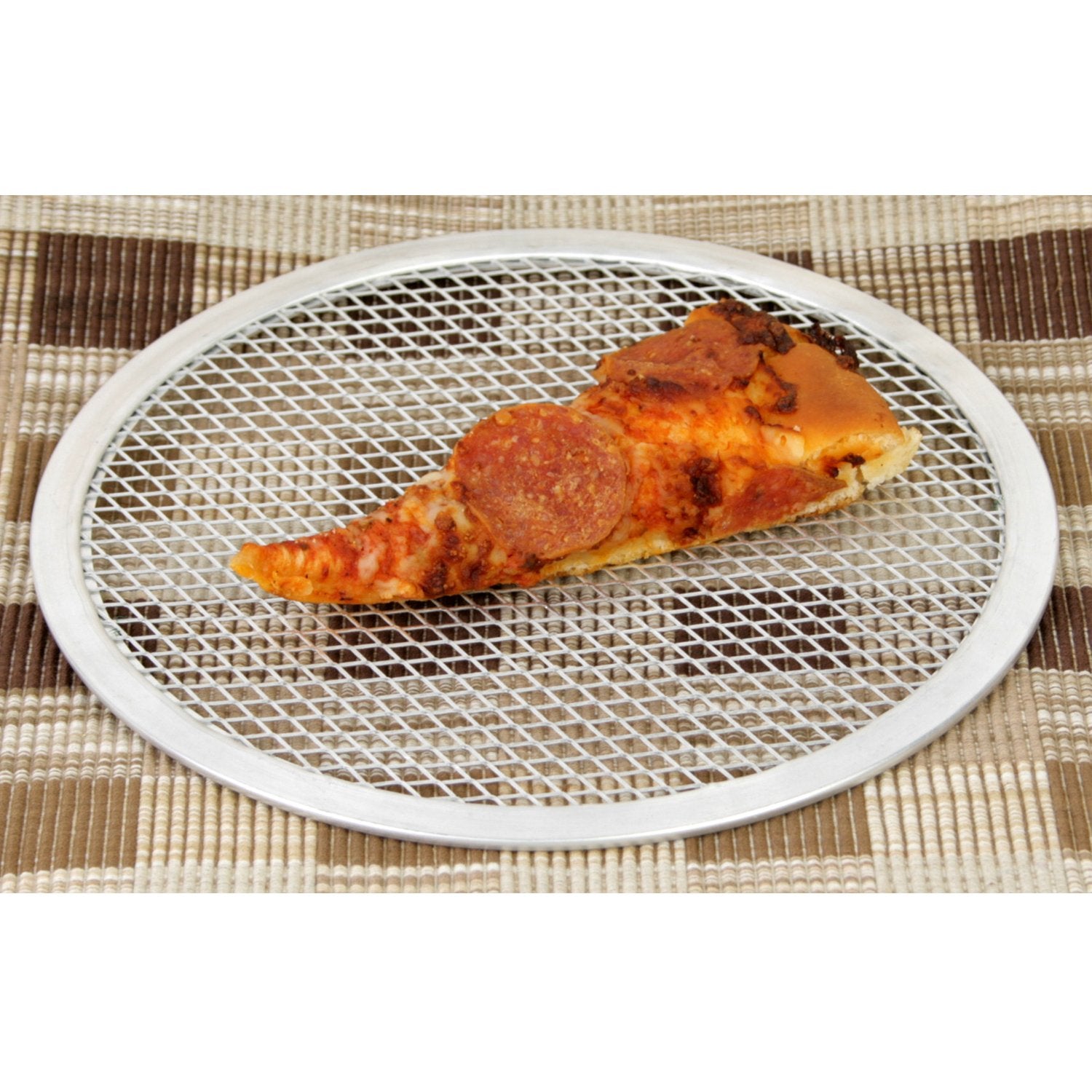 Thunder Group Seamless-Rim Aluminum Pizza Screen, 15 Inch view 2