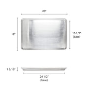 Excellante 18" X 26" Full Size Aluminum Sheet Pan, Perforated, Comes In Each view 2