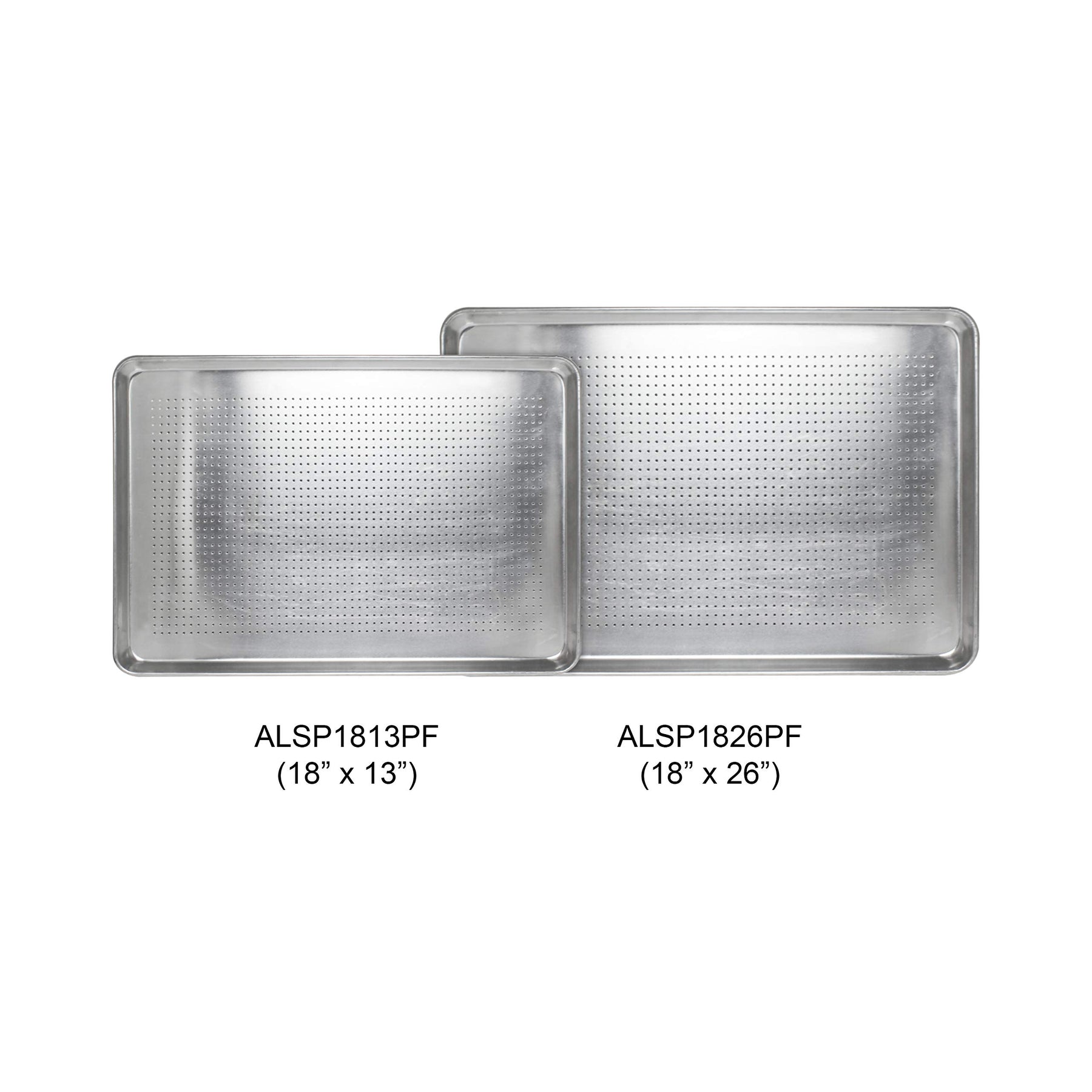 Excellante 18" X 26" Full Size Aluminum Sheet Pan, Perforated, Comes In Each view 4