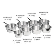 Thunder Group 7 quart Aluminum sauce pans mirror finish, comes in each view 4
