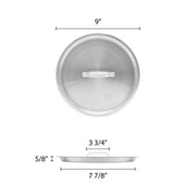 Thunder Group 5 quart Aluminum sauce pot lid, comes in each view 2