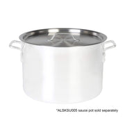 Thunder Group 5 quart Aluminum sauce pot lid, comes in each view 5