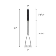 Thunder Group Potato Masher, 24-Inch, Chrome Plated view 2