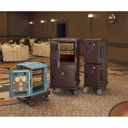 Cambro (UPCH400401) Front-Load Food Pan Holding Cabinet - Ultra Camcart® H Series, Slate Blue view 2