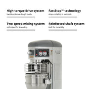 Hobart HL662-1STD Legacy Pizza Planetary Floor Mixer view 4