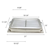Thunder Group Stainless Steel Hinged Dome Cover 3 x 21.25 x 13 Inch view 2