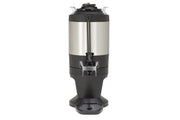 Wilbur Curtis Thermal Coffee Dispenser - 1.5 Gallon, Stainless Steel Body & Liner, Stylized Base - TXSG1501S600