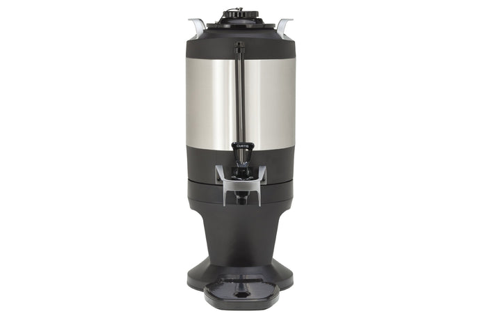 Wilbur Curtis Thermal Coffee Dispenser - 1.5 Gallon, Stainless Steel Body & Liner, Stylized Base - TXSG1501S600