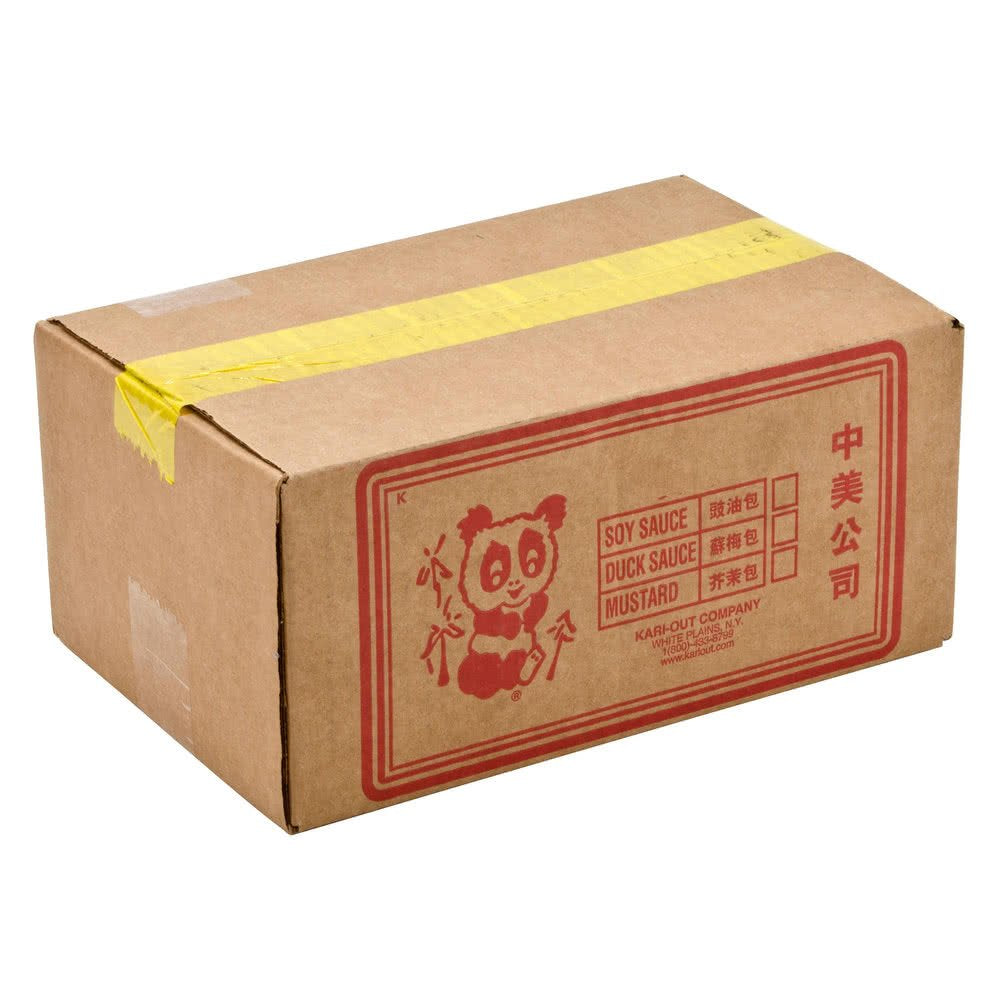 Kari-Out Spicy Asian Mustard 8 Gram Portion Packet - 450/Case view 2
